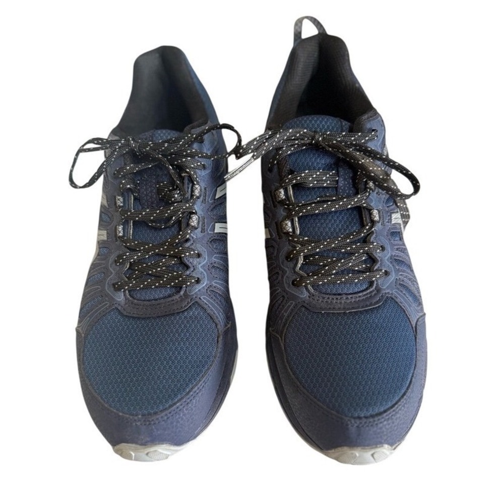 ASICS Gel-Venture 7 Mens Trail Running Shoes Navy Blue Gray 1011A560 Size 10